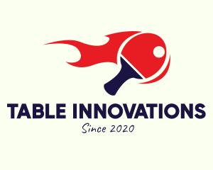 Blazing Table Tennis Paddle logo