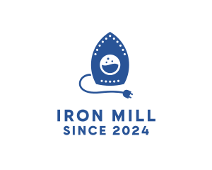 Iron Washing Machine  logo design