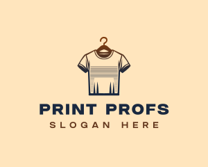 Tshirt Hanger Printing logo design