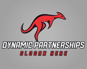 Red Fast Kangaroo logo
