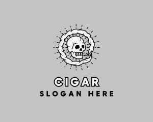 Smoking Tobacco Cigarette logo design