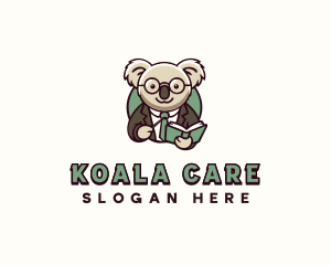 Professor Koala Teacher logo