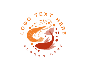 Seafood Shrimp Fish logo