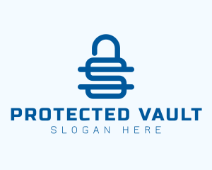 Security Lock Letter S logo