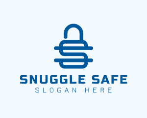Security Lock Letter S logo
