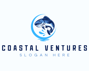 Aquatic Fish Market logo design