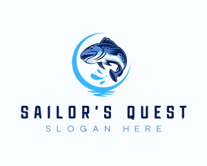 Aquatic Fish Market logo design