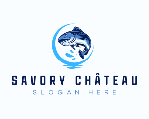 Aquatic Fish Market logo design