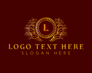 Elegant Wreath Luxury Logo