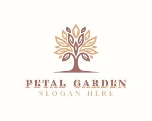 Tree Botanical Park logo design