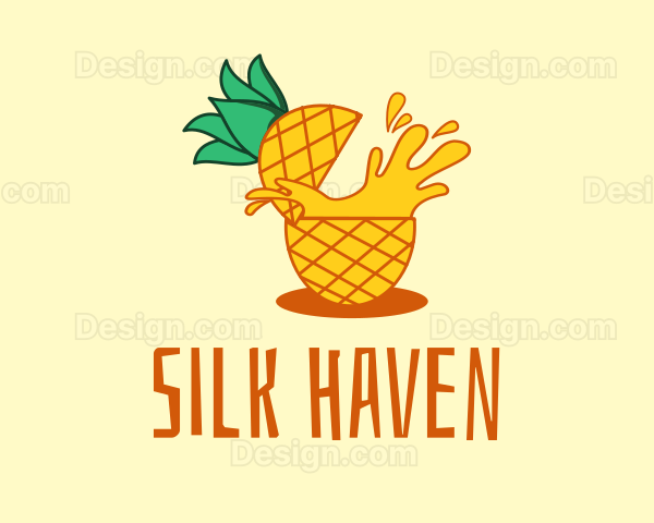 Pineapple Juice Drink Logo