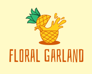 Pineapple Juice Drink Logo