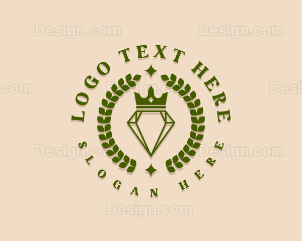 Diamond Wreath Crown Logo