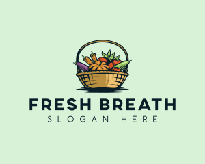 Vegetable Market Basket logo design