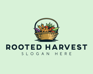 Vegetable Market Basket logo design