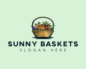 Vegetable Market Basket logo design