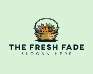 Vegetable Market Basket logo design