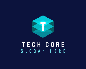 Digital Tech Cube logo design