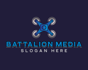 Drone Media Camera logo design