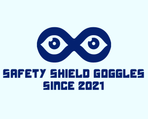 Eye Mask Goggles logo design