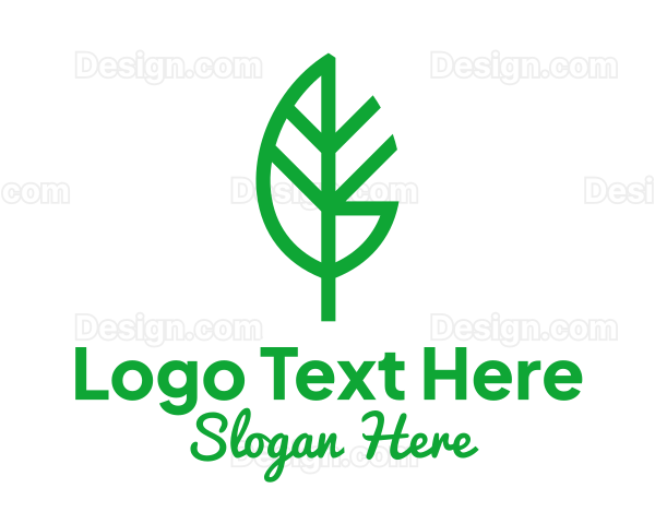 Organic Nature Herb Logo