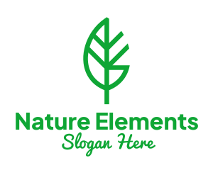 Organic Nature Herb logo design