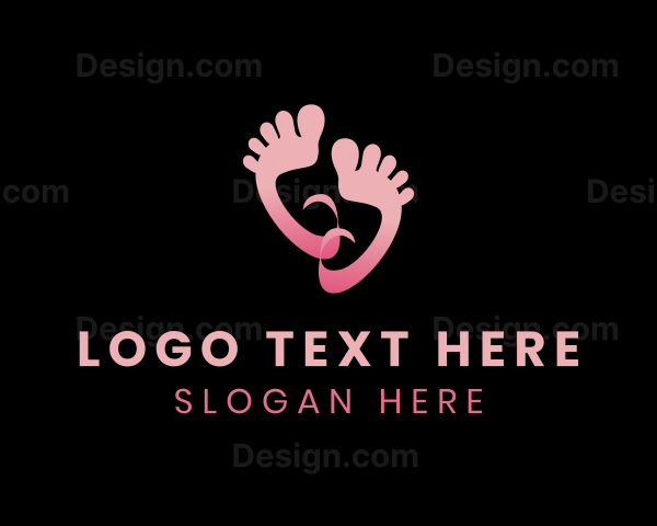 Happy Pink Feet Logo