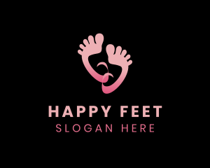 Happy Pink Feet logo