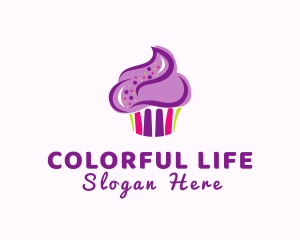 Colorful Cake Muffin logo design