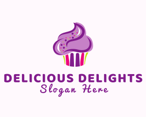 Colorful Cake Muffin logo design