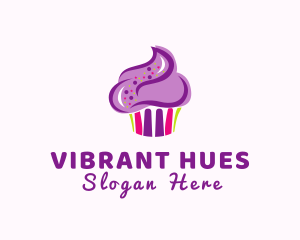 Colorful Cake Muffin logo