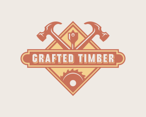 Hammer Industrial Carpenter logo design