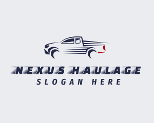 Pickup Truck Car logo design