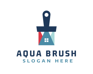 Home Paintbrush Repair logo design