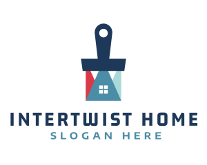 Home Paintbrush Repair logo design