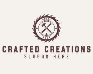 Industrial Woodworking Contractor logo design