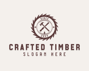 Industrial Woodworking Contractor logo design