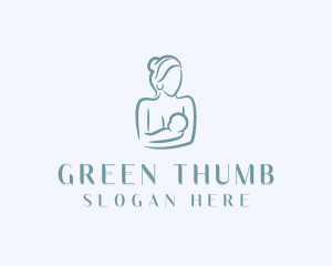 Mom Baby Breastfeeding logo