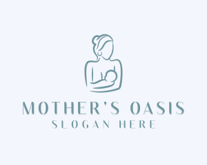 Mom Baby Breastfeeding logo