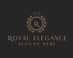 High End Royalty Shield logo design