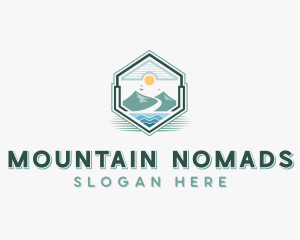 Summit Mountain Hike logo design