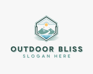 Summit Mountain Hike logo design