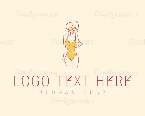 Summer Sunglasses Woman Logo