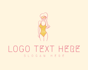 Summer Sunglasses Woman Logo