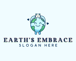 Earth Globe Planet logo design