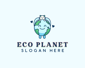 Earth Globe Planet logo design