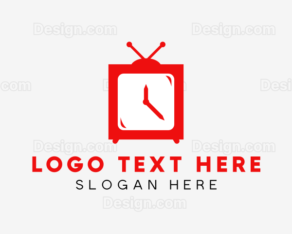 Television Clock Timer Logo