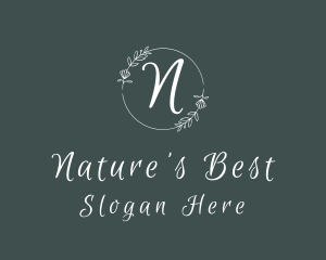 Floral Nature Wellness logo design