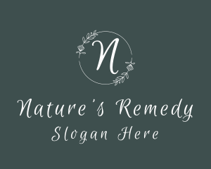 Floral Nature Wellness logo design