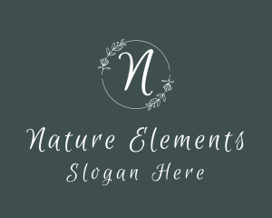 Floral Nature Wellness logo design